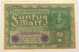 GERMANY 50 MARK 1919 #alb067 0347 - 50 Mark