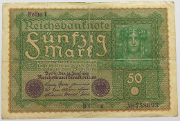GERMANY 50 MARK 1919 #alb066 0227 - 50 Mark