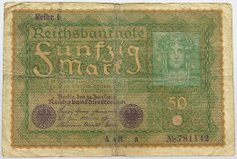 GERMANY 50 MARK 1919 #alb066 0221 - 50 Mark