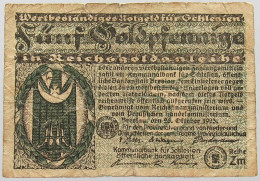 GERMANY 50 GOLDPFENNIGE 1923 SCHLESIEN #alb008 0253 - Deutsche Golddiskontbank