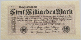 GERMANY 5 MILLIARDEN MARK 1923 #alb012 0121 - 5 Mrd. Mark