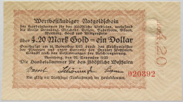 GERMANY 4.2 GOLDMARK 1923 WESTFALEN #alb008 0233 - Deutsche Golddiskontbank