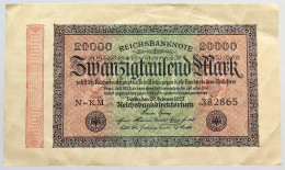 GERMANY 20000 MARK 1923 #alb066 0503 - 20000 Mark