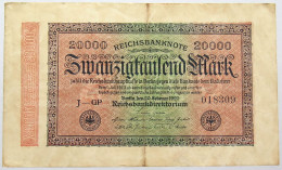 GERMANY 20000 MARK 1923 #alb066 0187 - 20.000 Mark