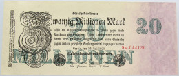 GERMANY 20 MILLIONEN MARK 1923 #alb004 0493 - 20 Miljoen Mark