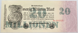 GERMANY 20 MILLIONEN MARK 1923 #alb004 0491 - 20 Millionen Mark