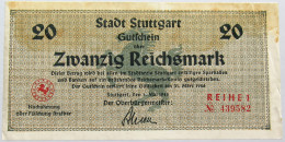 GERMANY 20 MARK 1946 STUTTGART #alb011 0137 - Altri & Non Classificati