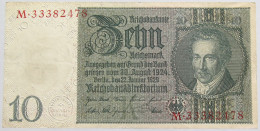 GERMANY 20 MARK 1924 #alb012 0119 - 20 Mark