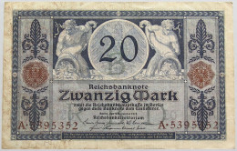 GERMANY 20 MARK 1915 #alb019 0035 - 20 Mark