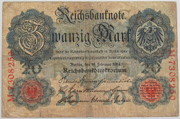 GERMANY 20 MARK 1914 #alb068 0109 - 20 Mark