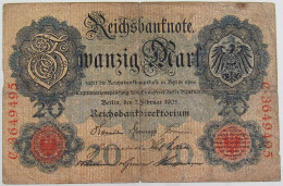 GERMANY 20 MARK 1908 #alb068 0067 - 20 Mark