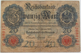 GERMANY 20 MARK 1908 #alb068 0069 - 20 Mark