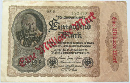 GERMANY MILLIARDE 1922 OVER 1000 MARK #alb004 0283 - Andere & Zonder Classificatie