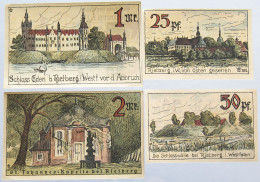 GERMANY LOT NOTGELD RIETBERG 4pc #alb005 0093 - Altri & Non Classificati