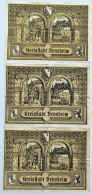 GERMANY LOT NOTGELD BENSHEIM 3 Pc #alb005 0017 - Otros & Sin Clasificación