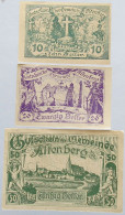 GERMANY LOT NOTGELD ALTENBERG 3pc #alb005 0115 - Altri & Non Classificati