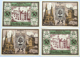 GERMANY LOT NOTGELD ALFELD 4pc #alb005 0003 - Altri & Non Classificati