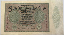 GERMANY 500000 MARK 1923 87B #alb010 0039 - 500.000 Mark