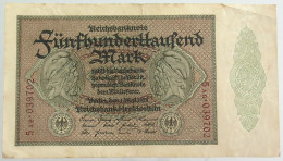 GERMANY 500000 MARK 1923 #alb066 0527 - 500.000 Mark