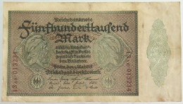 GERMANY 500000 MARK 1923 #alb066 0523 - 500.000 Mark