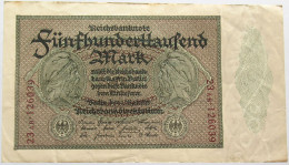 GERMANY 500000 MARK 1923 #alb013 0105 - 500.000 Mark