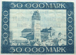 GERMANY 50000 MARK DARMSTADT #alb004 0007 - 50.000 Mark