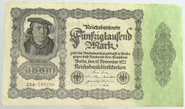 GERMANY 50000 MARK 1922 #alb066 0519 - 50000 Mark