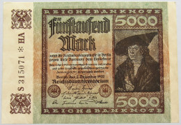 GERMANY 5000 MARK 1922 #alb018 0407 - 5000 Mark