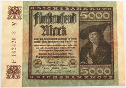 GERMANY 5000 MARK 1922 #alb004 0519 - 5.000 Mark