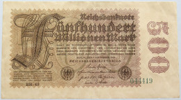 GERMANY 500 MILLIONEN MARK 1923 #alb004 0201 - 500 Mio. Mark