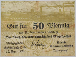 GERMANY 50 PFENNIG SCHONLANKE #alb002 0093 - Autres & Non Classés
