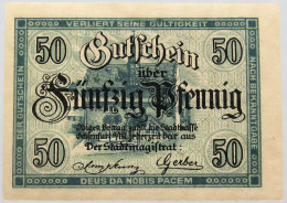 GERMANY 50 PFENNIG OCHSENFURT 1919 #alb003 0307 - Autres & Non Classés