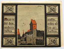 GERMANY 50 PFENNIG MAINBERNHEIM 1921 #alb003 0699 - Autres & Non Classés