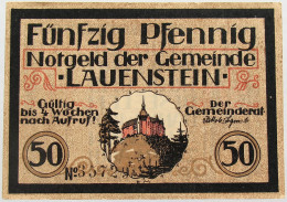 GERMANY 50 PFENNIG LAUFENSTEIN #alb003 0333 - Autres & Non Classés