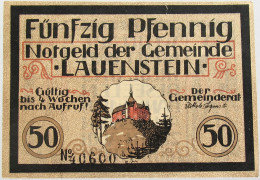 GERMANY 50 PFENNIG LAUFENSTEIN #alb003 0335 - Autres & Non Classés