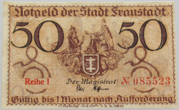 GERMANY 50 PFENNIG FRAUSTADT #alb002 0021 - Other & Unclassified