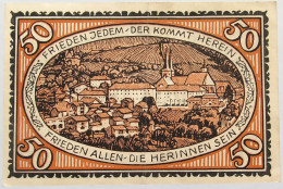 GERMANY 50 PFENNIG BERCHTESGADEN 1920 #alb003 0439 - Sonstige & Ohne Zuordnung