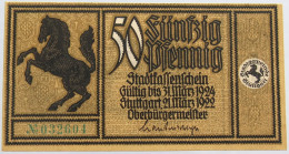 GERMANY 50 PFENNIG 1922 STUTTGART #alb002 0453 - Autres & Non Classés