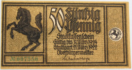 GERMANY 50 PFENNIG 1922 STUTTGART #alb002 0429 - Sonstige & Ohne Zuordnung