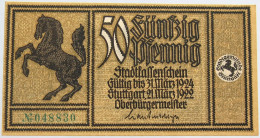 GERMANY 50 PFENNIG 1922 STUTTGART #alb002 0425 - Other & Unclassified