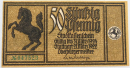 GERMANY 50 PFENNIG 1922 STUTTGART #alb002 0419 - Andere & Zonder Classificatie