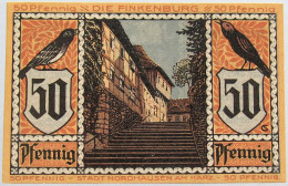 GERMANY 50 PFENNIG 1921 NORDHAUSEN #alb003 0201 - Andere & Zonder Classificatie