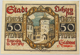 GERMANY 50 PFENNIG 1920 LICHTENFELS #alb003 0325 - Sonstige & Ohne Zuordnung