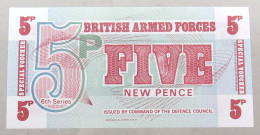 GREAT BRITAIN 5 PENCE BRITISH ARMED FORCES TOP #alb049 0095 - British Troepen & Speciale Documenten