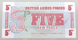 GREAT BRITAIN 5 PENCE BRITISH ARMED FORCES TOP #alb049 0093 - British Armed Forces & Special Vouchers