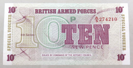 GREAT BRITAIN 10 PENCE BRITISH ARMED FORCES TOP #alb049 0131 - British Troepen & Speciale Documenten