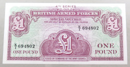 GREAT BRITAIN 1 POUND BRITISH ARMED FORCES TOP #alb049 0185 - Fuerzas Armadas Británicas & Recibos Especiales