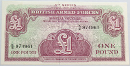 GREAT BRITAIN 1 POUND BRITiHS ARMED FORCES #alb014 0191 - British Troepen & Speciale Documenten