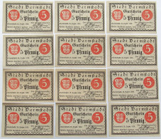 GERMANY WEIMAR LOT 5 PFENNIG 1920 DARMSTADT 12PC #alb006 0059 - Otros & Sin Clasificación