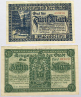 GERMANY NOTGELD LOT HILDESHEIM 5 MARK 10 MARK #alb017 1011 - Sonstige & Ohne Zuordnung